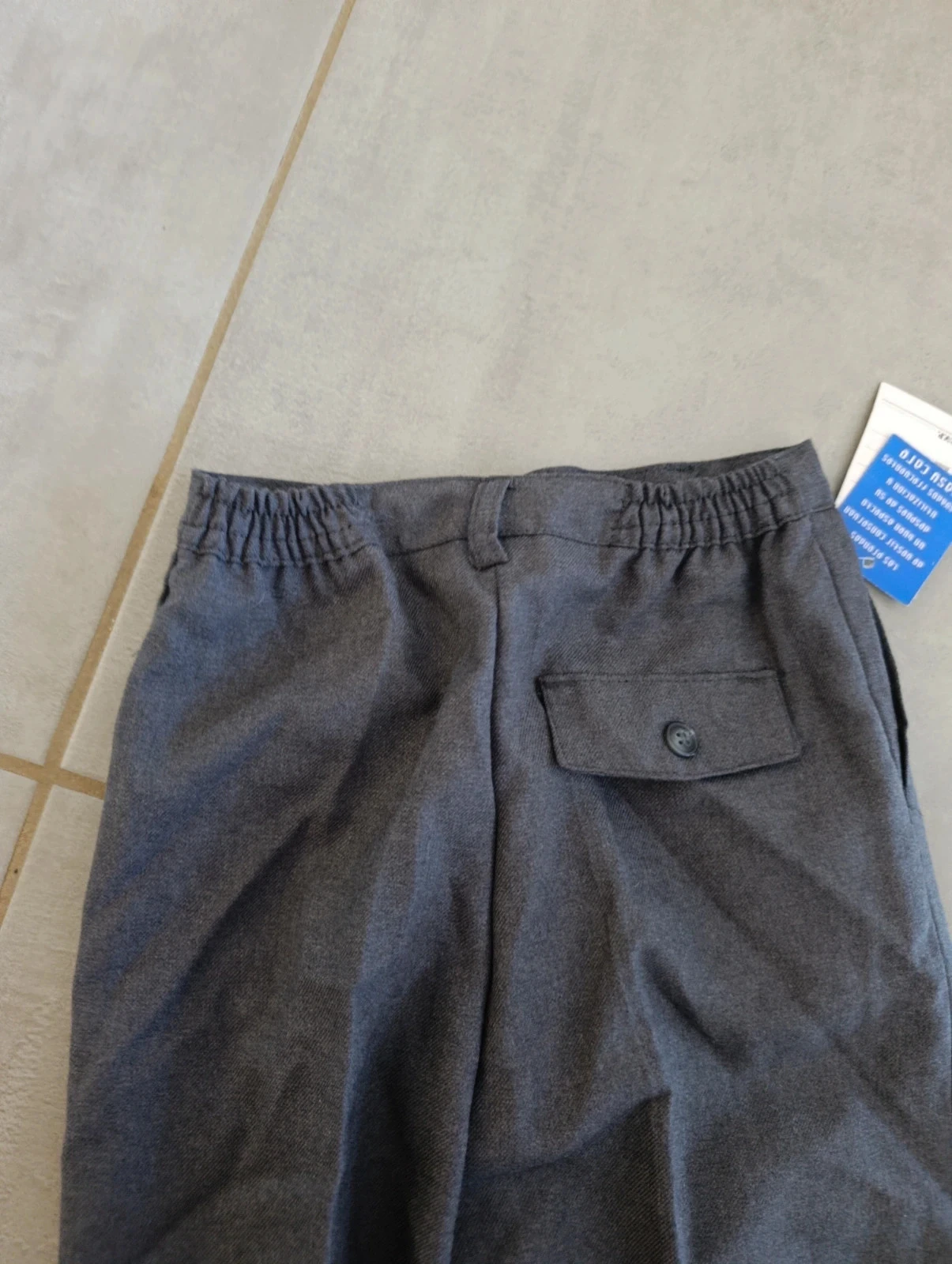 Calça social masculina cinza Easy Care T. 8 anos – Novo com etiqueta – photo 8
